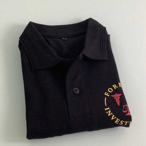 Forensic investigator Polo SS shirt size medium NWOT - Picture 2 of 7